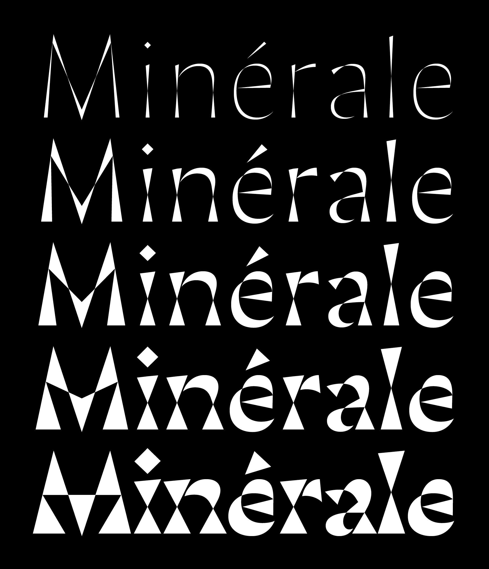 Minérale 样式